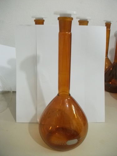 Balão volumétrico de vidro, 1.000 ml