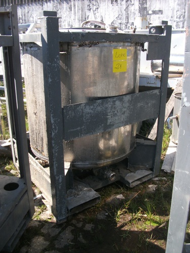 Tanque em aço inox, 1.000 litros