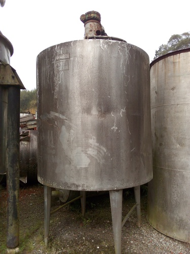 Tanque Misturador em aço inox, 3.200 Ltrs