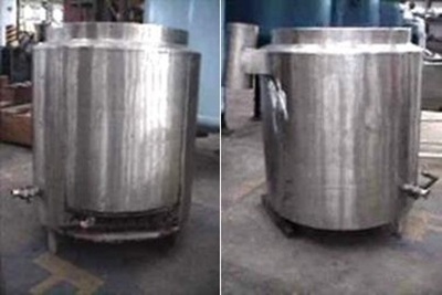 Tanque Em Aço Inox/ Capacidade 765 Ltrs