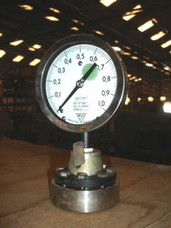 Manômetro Flangeado Em Aço Inox 316