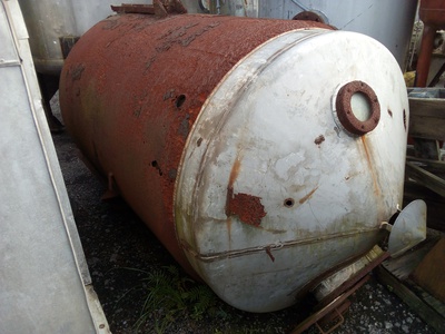 Tanque em aço inox, 3.000 litros