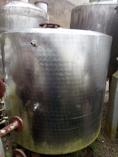 Tanque em aço inox, 1.600 Ltrs