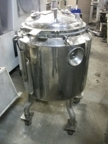 Tanque em aço inox 316L, 80 litros