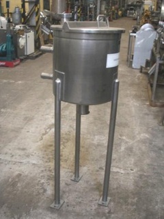 Tanque Em Aço Inox/ Capacidade 50 Ltrs