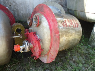 Tanque em aço inox, 700 litros