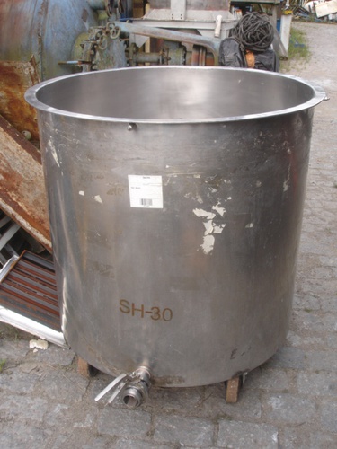 Tacho em aço inox, 500 litros