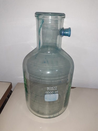 Frasco reagente, boca larga, 5.000 ml