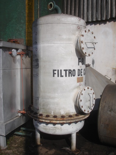 Filtro de Carvão Ativo em aço carbono